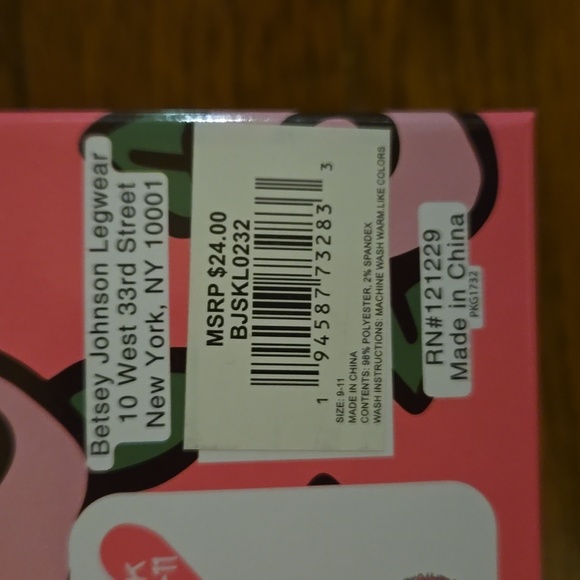 Betsey Johnson Plush Socks 3 Pair - Picture 3 of 6